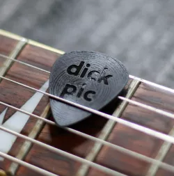 "Dick Pic" or "Dick Pick" Guitar Pick 