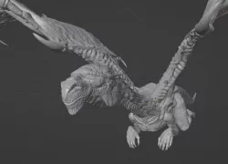Dragon Flying - litle lizard size