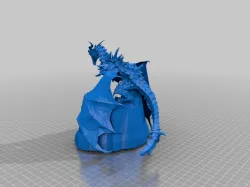 dragon on stand