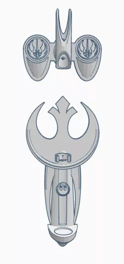 ExDreeme V4 Rebel & Jedi Vertical Wall Mount for Lightsaber