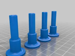 Filament Bowden Plugs & Plug Holder