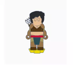 Flatminis Continued - Amiri the Barbarian