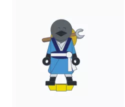 Flatminis Continued - Korakai the Oracle