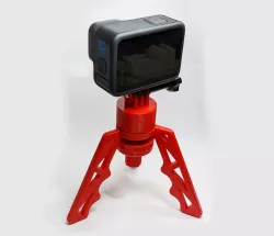 Folding Tripod with Threaded Gopro Mount