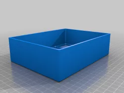 Gridfinity Drawer Cabinet with 3x4 standard height bin grid