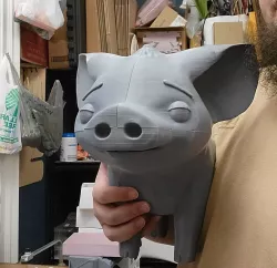 Life size pig from Moana