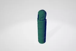 micro handle repair with storm Mando helmet low poly