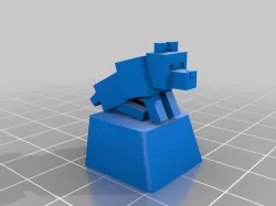 Minecraft Dog Keycap