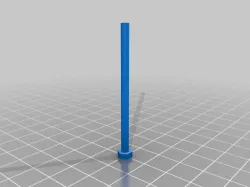 My Customized Bolt Blank for Cutting in CAD