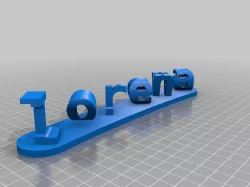 My Customized dual words illusion AKA "I Love You" sign