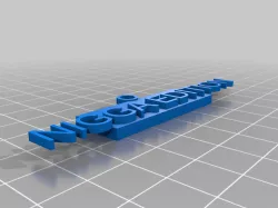 My Customized Name tag Keychain