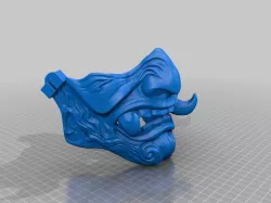 Official SuprDlux Samurai Oni Mask