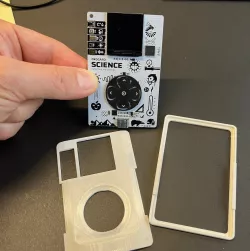 Plastic case for the Oxocard Science Computer