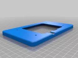 Raspberry Pi 7in Touchscreen display case (Touchscreen microUSB cutout)