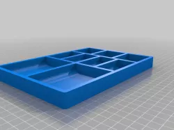Small Parts Tray with Hanging Hole