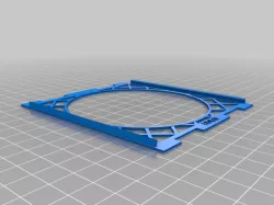 Small Trellis & Circle Scaffold for Interchangeable Photo Nightlight 