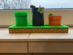 Super Mario pipe flower pot and planter