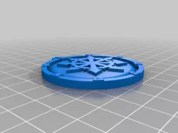 Warhammer 40k Chaos Medallion / Keychain
