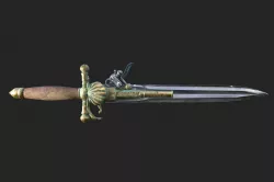 18th Century Pistol Knife - High Poly 3D model