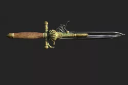 18th Century Pistol Knife - Lower Poly 3D model