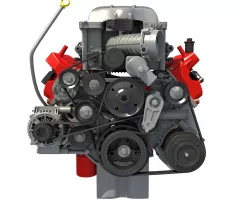 2018 Dodge Challenger HEMI Demon Engine 3D model