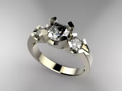 3 Dime Ring