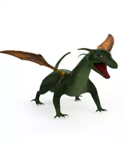 3D Dragon Low-poly  3D model