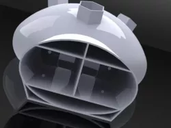 3D Printed Moon Base