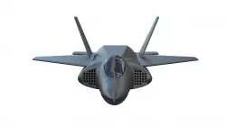 Aircraft fighter jet F-22 Raptor  Low-poly  3D model