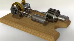 Alpha Stirling Engine