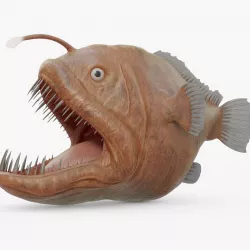 Angler Fish Rigged Low-poly  3D model