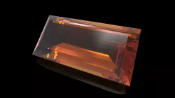Baguette Shape Gem Low-poly  3D model