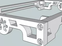 Benchtop Holder for 195mm (~7.5") Spools