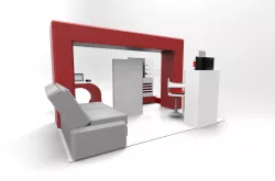 booth 3D model