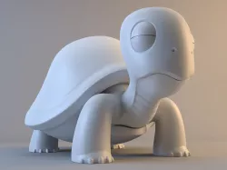 Cartoon Turtle 3D model