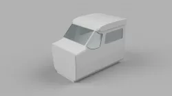 Cessna flight simulator cockpit 3D model