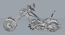 Chopper 3D model