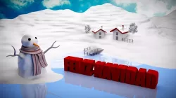 Christmas greeting 3D model