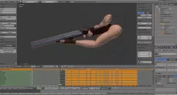 Classic Shooter Source Files Low-poly  3D model