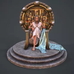 Cleopatra 3d model  3D model