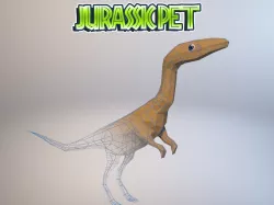 Coelophysis Low-poly  3D model