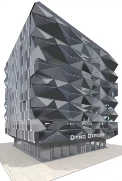 Commercial Building-016 Office Tower 3D model