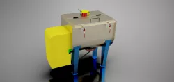 Concrete Mixer horizontal/ malaxeur agitateur