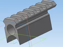 Crosman 1377 Picatinny rail