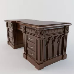 Desk gothic 3D model