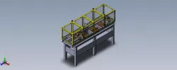 Device for checking mechanical connections of the hydraulic cylinders