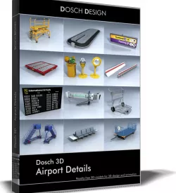 Dosch 3D - Airport Details 3D model