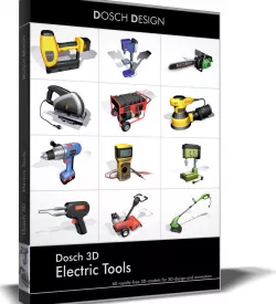Dosch 3D - Electric Tools 3D model