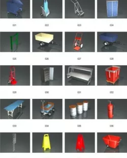 Dosch 3D - Industrial Objects V2 3D model