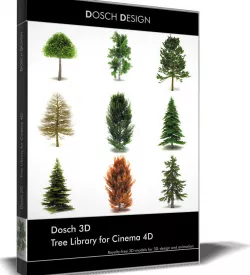 Dosch 3D - Tree Library for Cinema 4D 3D model